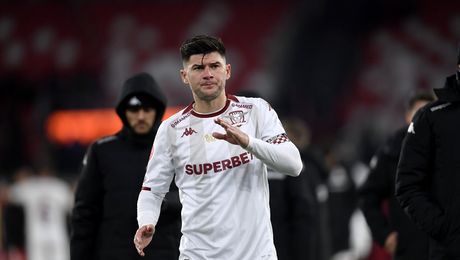 Dezastru pentru Rapid! Săpunaru s-a accidentat și nu a mai putut continua meciul cu CFR Cluj