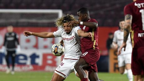CFR Cluj – Rapid 0-1. Trupa lui Bergodi bifează a patra victorie consecutivă grație golului marcat de Djokovic. Adi Mutu, primul eșec pe banca ardelenilor