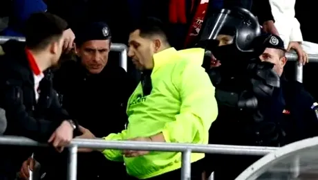 Omul lui Nicolescu, dat afară după ce s-a luat de fanii lui Dinamo! Scene uluitoare pe stadion, la meciul cu Hermannstadt! De ce a fost evacuat șeful stewarzilor