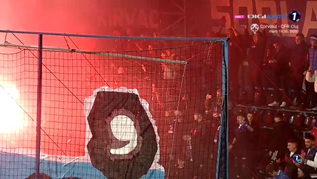 Fumul și torțele s-au întors pe stadion la Farul – FCSB! Scenele surprinse la startul partidei, în plin scandal împotriva ultrașilor Rapidului