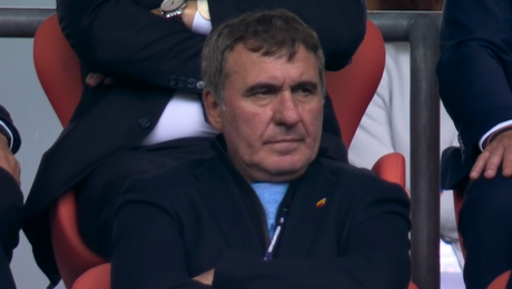 Hagi nu putea să rateze meciul! Cum a fost surprins în tribunele de pe Allianz Arena