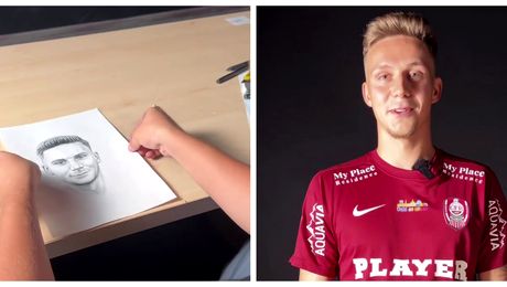 „Să creionăm împreună un sezon de poveste”. Cum l-a prezentat CFR Cluj pe Louis Munteanu