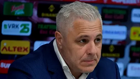 „Eu voi fi răspunzător de rezultate din octombrie încolo”. Șumudică a „pus punctul pe i” după înfrângerea cu Corvinul