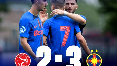 FCSB, victorie palpitantă în primul amical al verii. Alibec a marcat la revenire