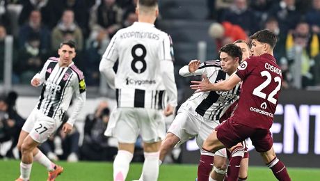 Juventus, doar egal cu marea rivală. ”Bătrâna Doamnă” se împiedică de Torino în ”Derby della Mole” și iese din zona Ligii Campionilor
