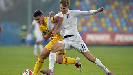 România U19, remiză cu Finlanda în calificările pentru EURO 2026. Când se va juca ultimul meci
