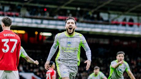 Manchester City, victorie dificilă pe terenul lui Nottingham Forest. Cherki, „eroul” lui Guardiola pe final de 2025