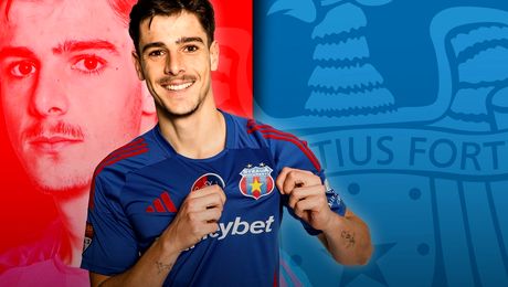 Steaua București a transferat încă un spaniol! „Militarii” l-au prezentat pe noul fundaș central din Ghencea