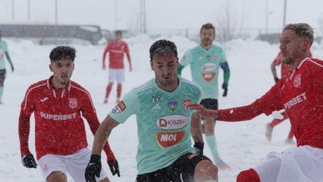 Sepsi, victorie la limită pe un teren înzăpezit, împotriva celor de la CS Dinamo. Spectacol în Reșița – Chindia Târgoviște