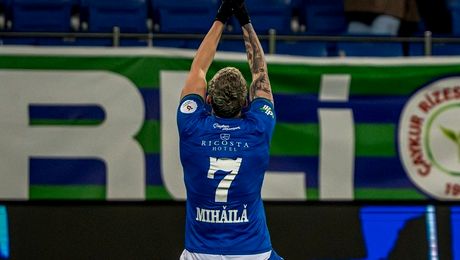 Valentin Mihăilă, un nou gol pentru Rizespor în campionatul Turciei