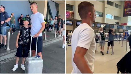 VIDEO | Florin Tănase a bătut palma cu Gigi Becali şi a plecat în cantonamentul FCSB-ului din Olanda