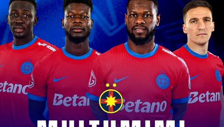 OFICIAL | Patru plecări anunțate de FCSB. Ce jucători nu vor mai îmbrăca tricoul roș-albastru