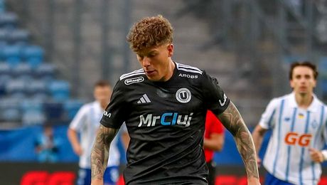 OFICIAL | Universitatea Cluj a anunţat transferul lui Andrei Coubiş la Lincoln City. ”Şepcile roşii” au încasat o avere