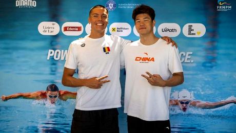 David Popovici l-a dus pe Pan Zhanle la Castelul Peleș. Reacția campionului român