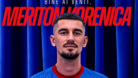 OFICIAL | Meriton Korenica, prezentat la FCSB înaintea derby-ului cu Dinamo. Ce număr va avea