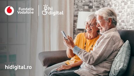 Fundația Vodafone lansează platforma Hi Digital, care îi ajută pe seniori să folosească tehnologia cu mai multă încredere