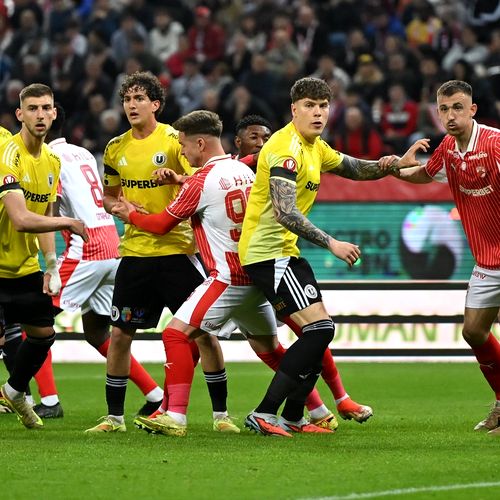 Dinamo – U Cluj 2-1. Prima victorie în play-off pentru ”câini” și primul eșec pentru ardeleni