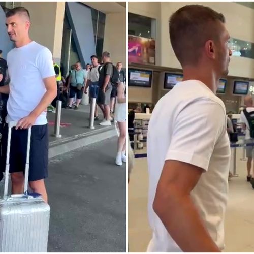VIDEO | Florin Tănase a bătut palma cu Gigi Becali şi a plecat în cantonamentul FCSB-ului din Olanda