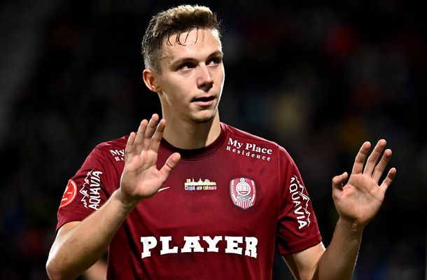 Louis Munteanu, șanse mari să plece de la CFR! Atacantul este dorit de un club de top din Europa