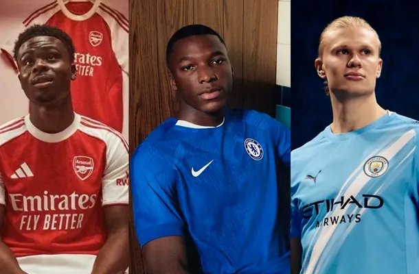 Arsenal, Chelsea și Manchester City și-au dezvăluit echipamentele pentru noul sezon. Cum arată noile tricouri ale starurilor din Premier League