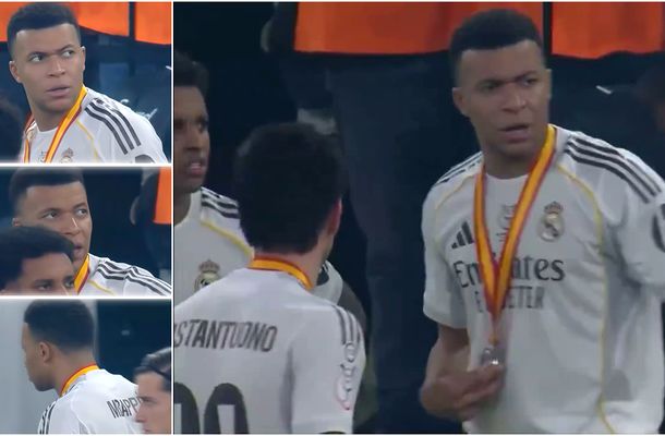 Momente incredibile după Supercupa Spaniei. Mbappe nu şi-a lăsat colegii să-i aplaude pe jucătorii Barcelonei | VIDEO