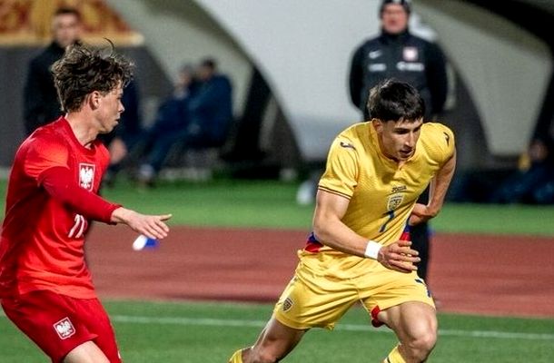 România U20, învinsă la limită de Polonia. Singurul gol al meciului, înscris direct din corner