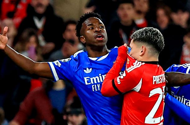 Suspendare drastică pentru Prestianni. Acuzat de insulte rasiste, argentinianul a fost sancţionat pentru alte jigniri aduse tot la adresa lui Vinicius