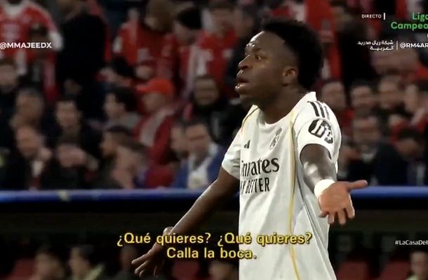 VIDEO | „Taci din gură”. Scandal uriaș la Real Madrid în timpul meciului cu Bayern. Schimb de replici între Vinicius și Bellingham