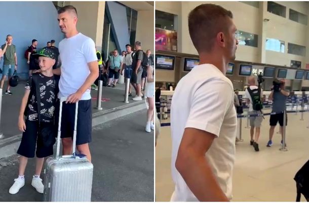 VIDEO | Florin Tănase a bătut palma cu Gigi Becali şi a plecat în cantonamentul FCSB-ului din Olanda