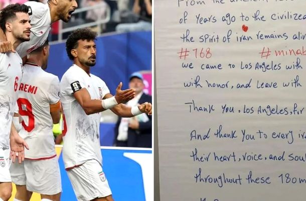 Scrisoarea emoţionantă lăsată de fotbalişti în vestiar: „Iranul încă este în picioare”